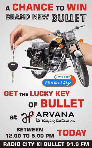 Visit Arvana and win a Bullet | Radio City – Udaipur ki Bullet