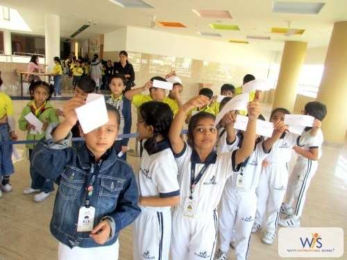 Election activity conducted at Witty to encourage kids towards Voting