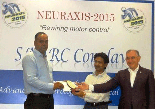 Dr. Mehta of Udaipur receives Lifetime Award at ‘Neuraxis-2015’
