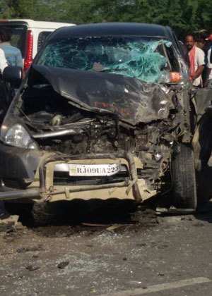Accident at Bhatewar, 7 injured