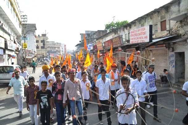 Mass Procession Held for Pratap Jayanti 2012