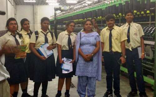 Wittians visit Sangam Textile Industry in Bhilwara