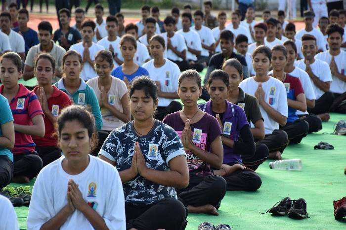 International Yoga Day celebrated with enthusiasm