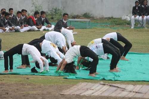 Aerobics wow audience at Republic Day event in Bohra Youth School