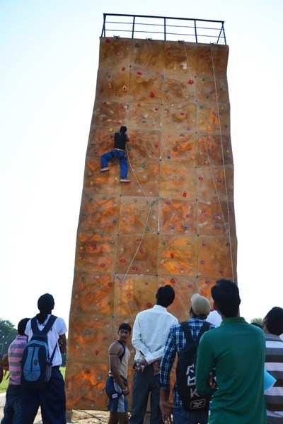 Action Begins as Rock Climbing Wall Inaugurated at MLSU
