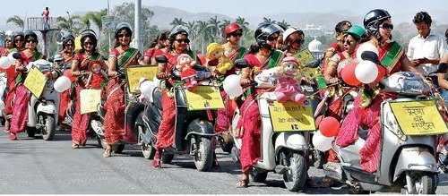 Rally on wheels to commemorate Women’s day