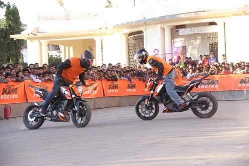 Stunt show by KTM amazes Udaipurites