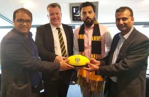 Lakshyaraj joins Usain Bolt as honorary member of Richmond Tigers Football Club