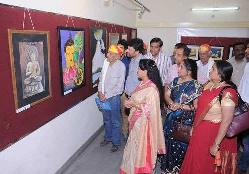 ‘Parashakti’ Painting Exhibition at Soochna Kendra