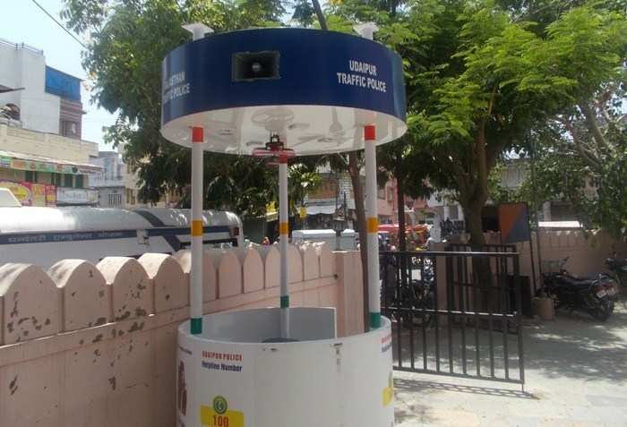 Municipal Corporation Removes Revolving Traffic Booth