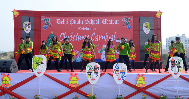 Colourful Christmas Carnival at DPS Udaipur
