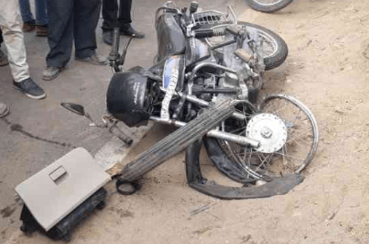 Man dead in car-bike accident today morning