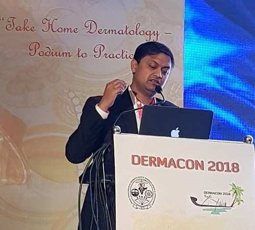 Research Lecture on Hair Transplant by Dr Prashant Agarwal at Derma conference