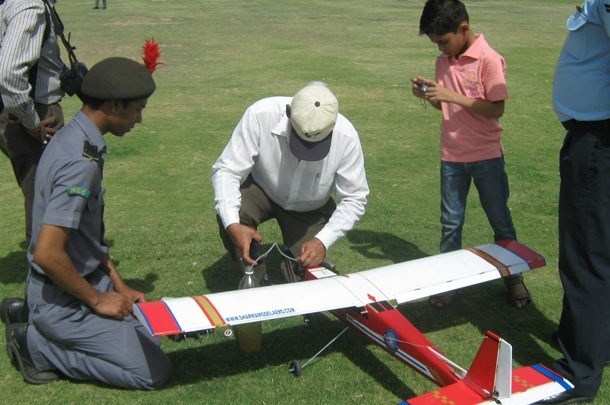 NCC Cadets learn Aeromodelling