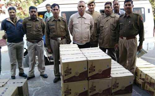 Liquor Smugglers attempt to hit barricading police team