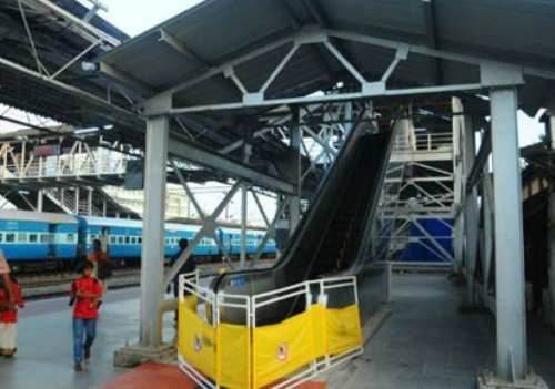 Escalators at Udaipur City Railway Station in Three Months