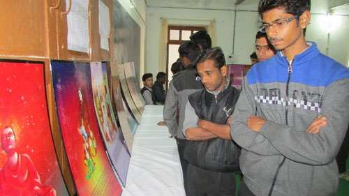 Swami Vivekananda’s painting exhibition organized at Vidya Bhawan Polytechnic