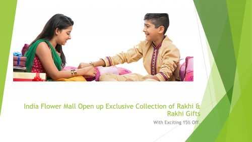 India Flower Mall Open up Exclusive Collection of Rakhi & Rakhi Gifts With Exciting 15% Off