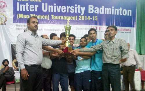 MLSU secures 2nd position in Inter University Badminton Competition