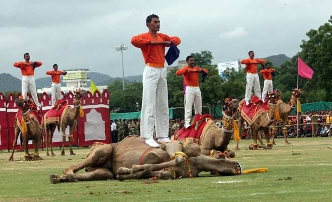 [Photos] Independence Day Celebration begins with Camel Tattoo Show