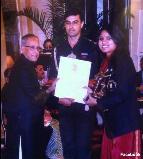Bhakti Sharma awarded by President