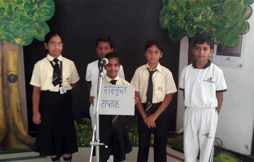 Sanskrit Week organized at Witty International School