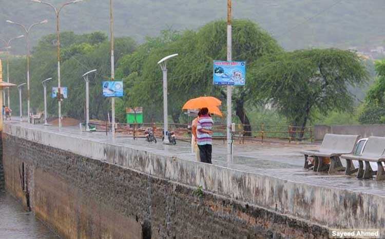 [Photos] Rain Soaks Udaipur