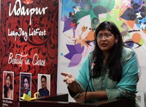 Beauty In Chaos: IIMU hosts Udaipur LeapDay Litfest 2015