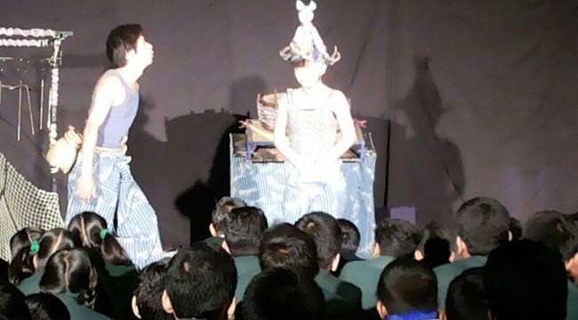 Puppet Show by Japanese Artists at DPS Udaipur