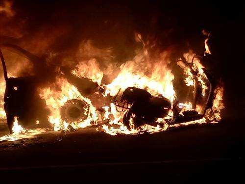 UPDATE – Car blast at Hiran Magri: Lady driver burnt alive