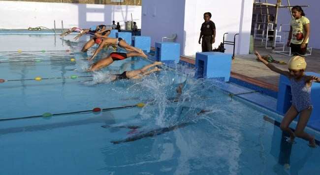 Swimming Training starts at BN
