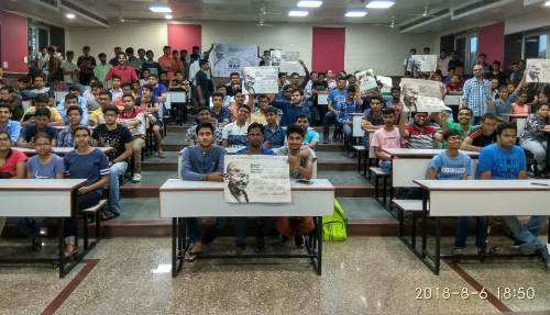 MNIT Jaipur students join National Agenda Forum | Gandhijis 18 Point Program towards a better future