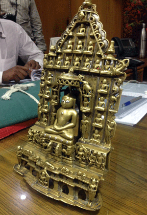 Three men arrested with 1000 years-old Jain Lord’s statue