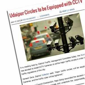 Survey started for installation of CCTV on City Roads
