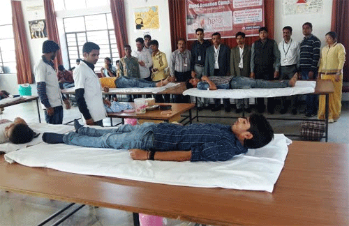 Aravali Institute organizes Blood Donation Camp