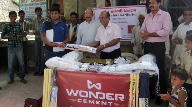 Wonder Cement distributes sports kit to villagers