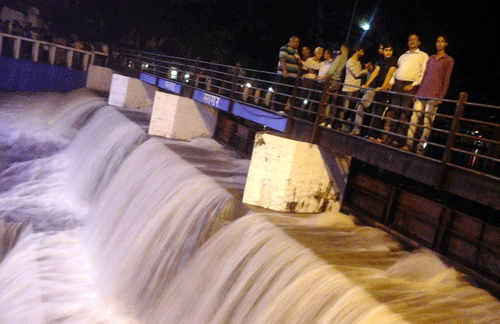 Fateh Sagar Lake’s gates opened, Udaipurites witness overflow