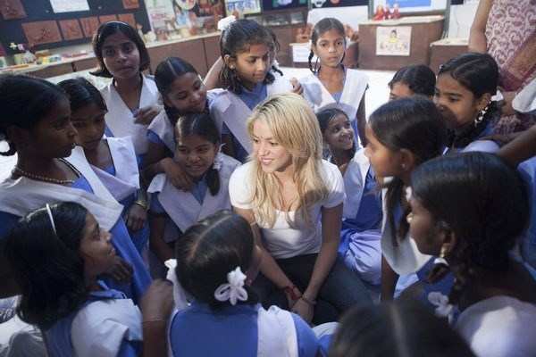 Shakira meets adolescent girls in Udaipur