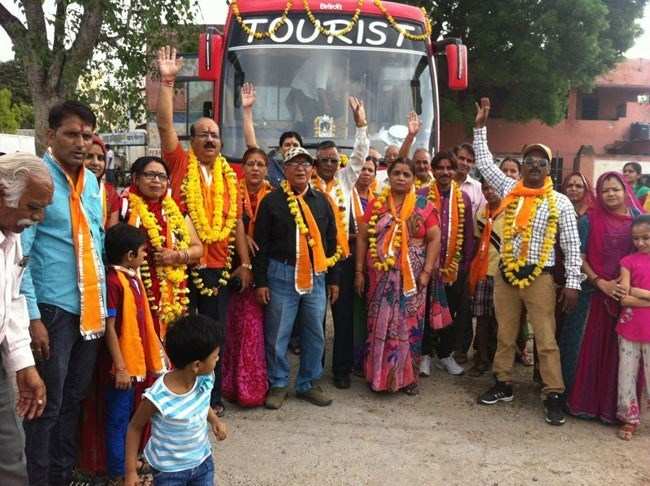 First 51 Pilgrims Leave for Amarnath
