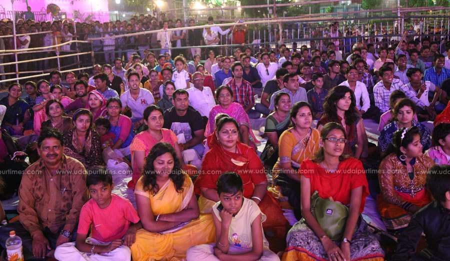 Local talents perform on the first day of Diwali Dusshera Mela