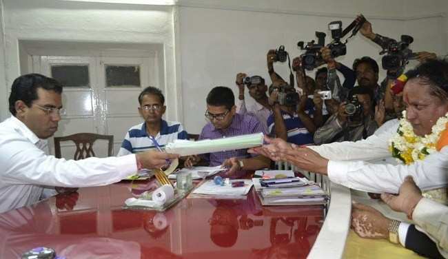 Four Lok Sabha election contestants file nomination
