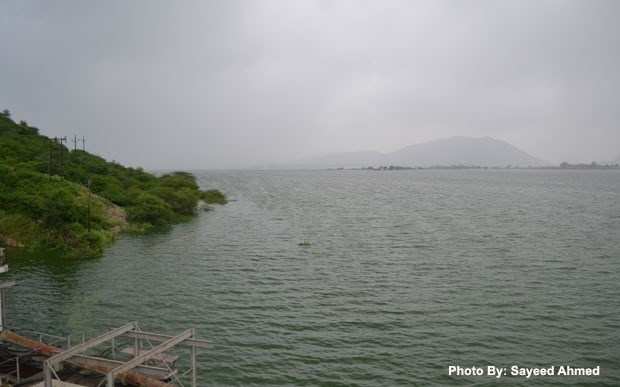 [Photos] Udaisagar Lake Overflows Today
