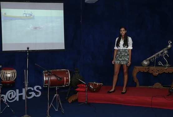 Gaurvi Singhvi takes the platform at first TEDx Youth event