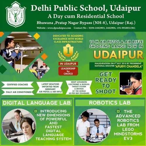 Apurvi Chandela to inaugurate Rifle Shooting Range at Delhi Public School Udaipur