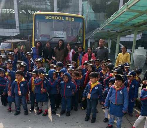 Kids check Airport activities in Educational Trip