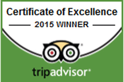 Ranaji Resturant receives TripAdvisor 2015 Certificate of Excellence