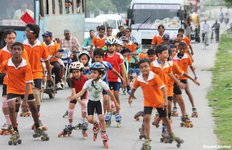 Karnataka to Delhi by Roller Skating: Group of 20 Children Reach Udaipur