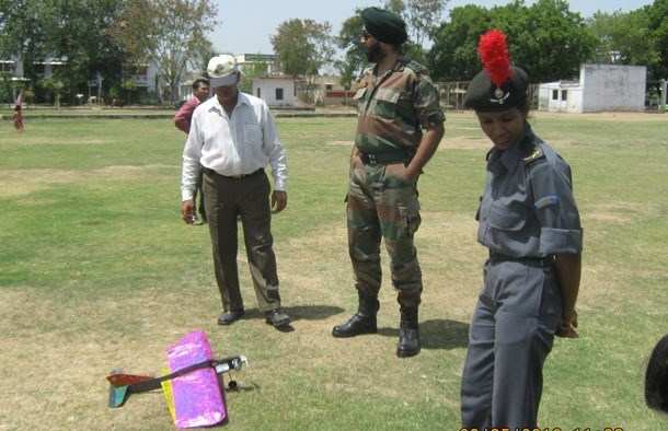 NCC Cadets learn Aeromodelling