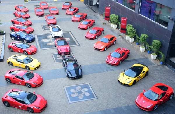 Sofitel Mumbai BKC hosts anniversary Ferrari rally