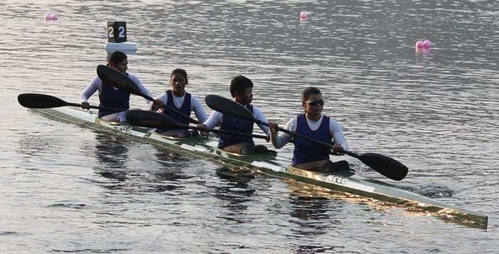 Rajasthan Women Team on 5th Position in National Kayaking & Canoeing Tournament